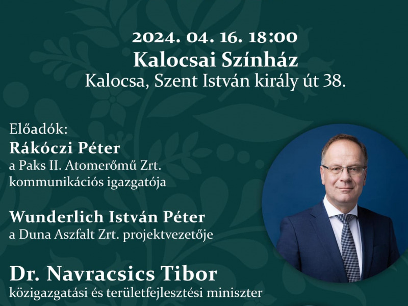 „Kalocsa fejlődésének kulcsa a folytonosság. ” - Filvig Géza